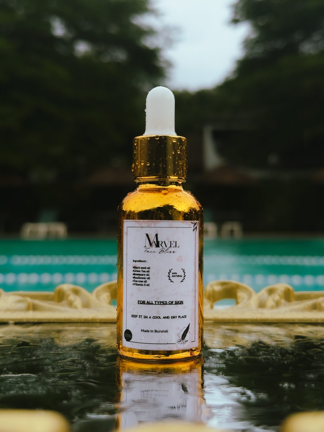 Marvel Face Bliss — huile visage